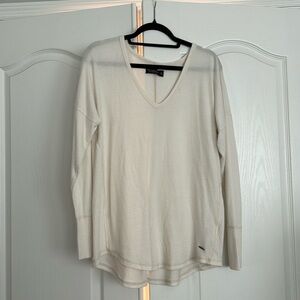 Cream A&F Long Sleeve